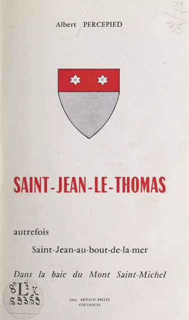 Saint-Jean-le-Thomas - Albert Percepied - FeniXX réédition numérique