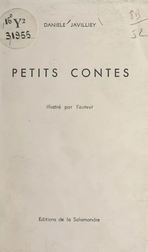 Petits contes - Danièle Javilliey - FeniXX réédition numérique