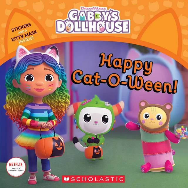 Happy Cat-O-Ween! (Gabby's Dollhouse Storybook) - Gabhi Martins - Scholastic Inc.