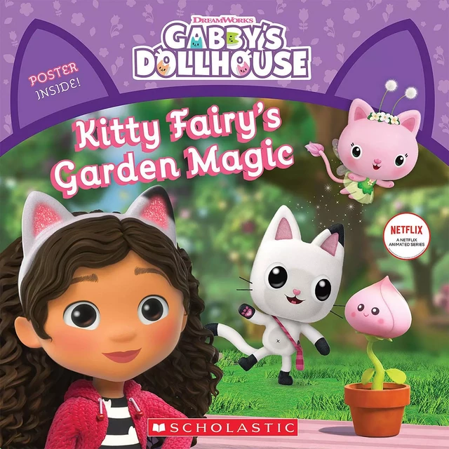 Kitty Fairy's Garden Magic (Gabby's Dollhouse Storybook) - Gabhi Martins - Scholastic Inc.