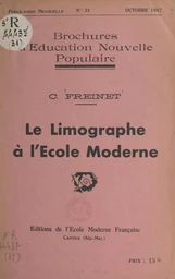 Le limographe à l'école moderne