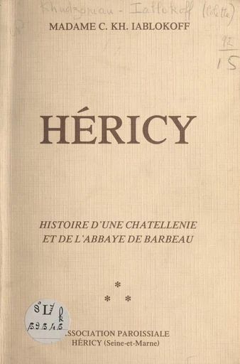 Héricy - C. KH. Iablokoff - FeniXX réédition numérique