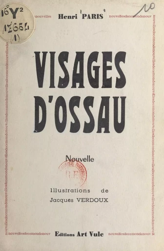 Visages d'Ossau - Henri Paris - FeniXX réédition numérique