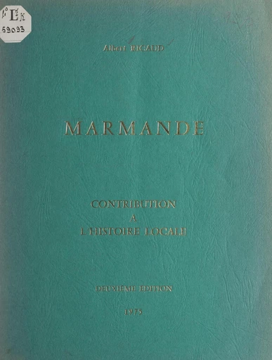 Marmande - Albert Ricaud - FeniXX réédition numérique