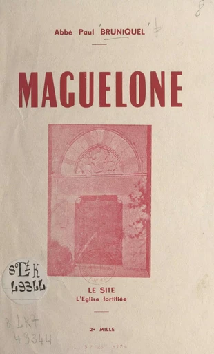 Maguelone - Paul Bruniquel - FeniXX réédition numérique