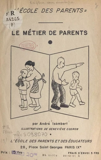 Le métier de parents - André Isambert - FeniXX réédition numérique