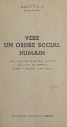 Vers un ordre social humain