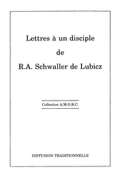 Lettres à un disciple