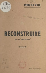 Reconstruire