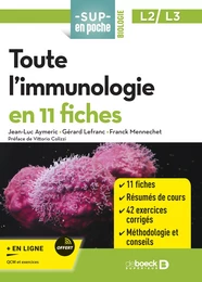 Toute l'immunologie en 11 fiches