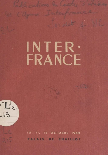 Inter-France - Pierre Laval, Dominique Sordet - FeniXX réédition numérique