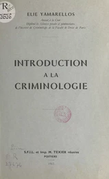 Introduction à la criminologie