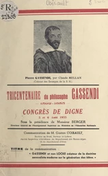 Gassendi et non Locke créateur de la doctrine sensualiste moderne sur la génération des idées