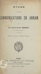 Étude sur les communications en Annam