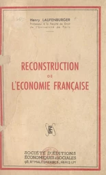 Reconstruction de l'économie française