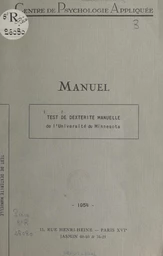 Test de dextérité manuelle de l'Université du Minnesota