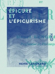 Épicure et l'épicurisme