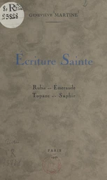 Écriture sainte