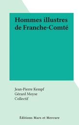 Hommes illustres de Franche-Comté