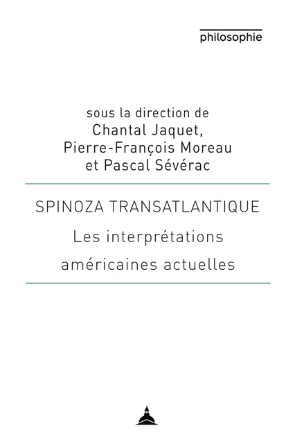 Spinoza transatlantique -  - Éditions de la Sorbonne