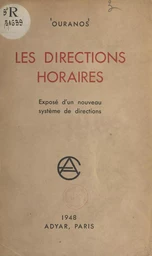 Les directions horaires