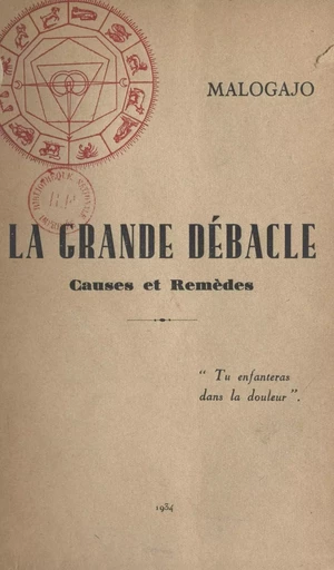 Le grande débacle -  Malogajo - FeniXX réédition numérique