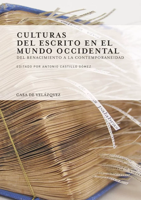 Culturas del escrito en el mundo occidental -  - Casa de Velázquez