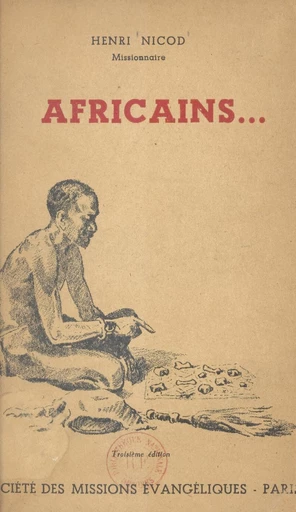 Africains - Henri Nicod - FeniXX réédition numérique