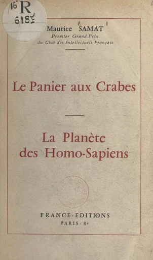 Le panier aux crabes - Maurice Samat - FeniXX réédition numérique