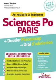 Sciences Po Paris - Dossier Parcoursup et oral - Admission 2024