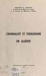 Criminalité et terrorisme en Algérie