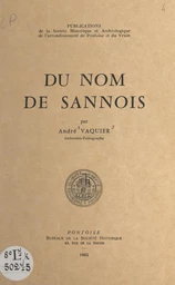 Du nom de Sannois