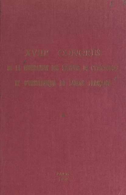 En flânant dans l'île Saint-Louis -  Société de gynécologie et d'obstétrique de Paris, P. Funck-Brentano, M. Rivière - FeniXX rédition numérique