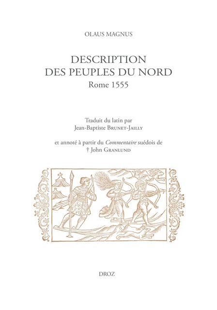 Description des Peuples du Nord - Magnus Olaus - Librairie Droz