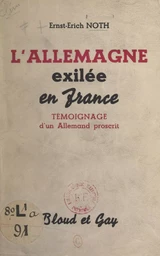 L'Allemagne exilée en France