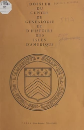 Recensement de l'île de Saint-Christophe : année 1671