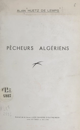 Pêcheurs algériens - Alain Huetz de Lemps - FeniXX réédition numérique