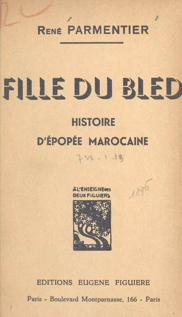 Fille du bled - René Parmentier - FeniXX réédition numérique