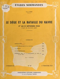 Le siège et la bataille du Havre