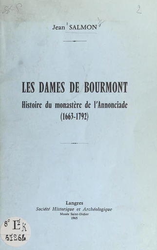 Les dames de Bourmont - Jean Salmon - FeniXX rédition numérique