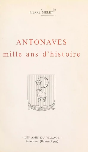 Antonaves - Pierre Mélet - FeniXX réédition numérique