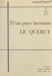 D'un pays inconnu, le Quercy