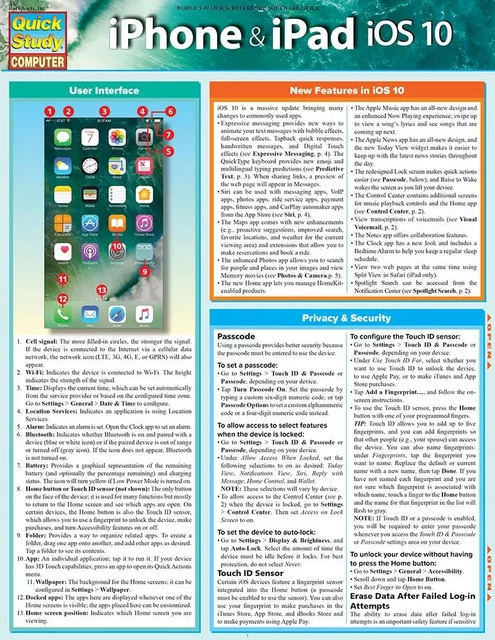 iPhone & iPad iOS 10 - Jennifer Zaczek - BarCharts, Inc.