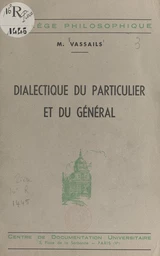 Dialectique du particulier et du général