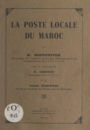 La poste locale du Maroc