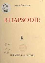 Rhapsodie