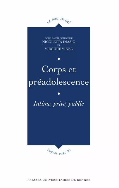 Corps et préadolescence -  - Presses universitaires de Rennes