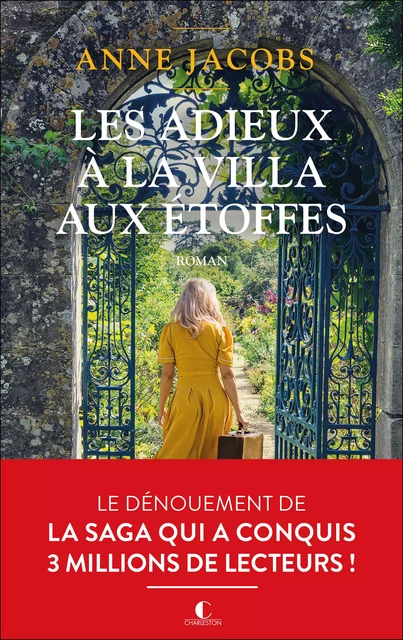 Les adieux à la villa aux étoffes - Anne Jacobs - Éditions Charleston