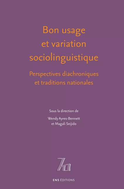 Bon usage et variation sociolinguistique -  - ENS Éditions