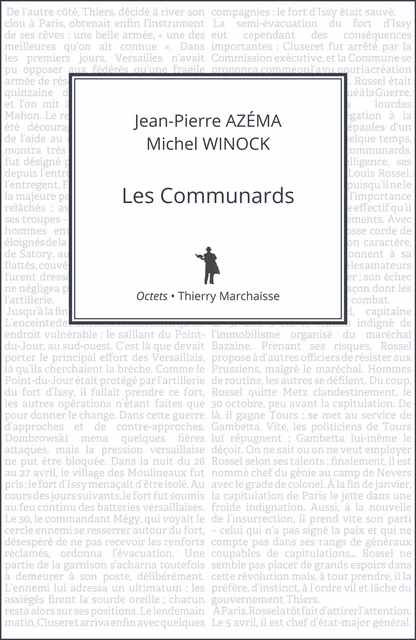 Les Communards - Michel Winock, Jean-Pierre Azéma - Éditions Thierry Marchaisse